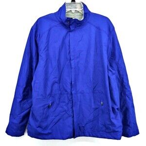 NordiTrack Blue Windbreaker lightweight Jacket - Size XL